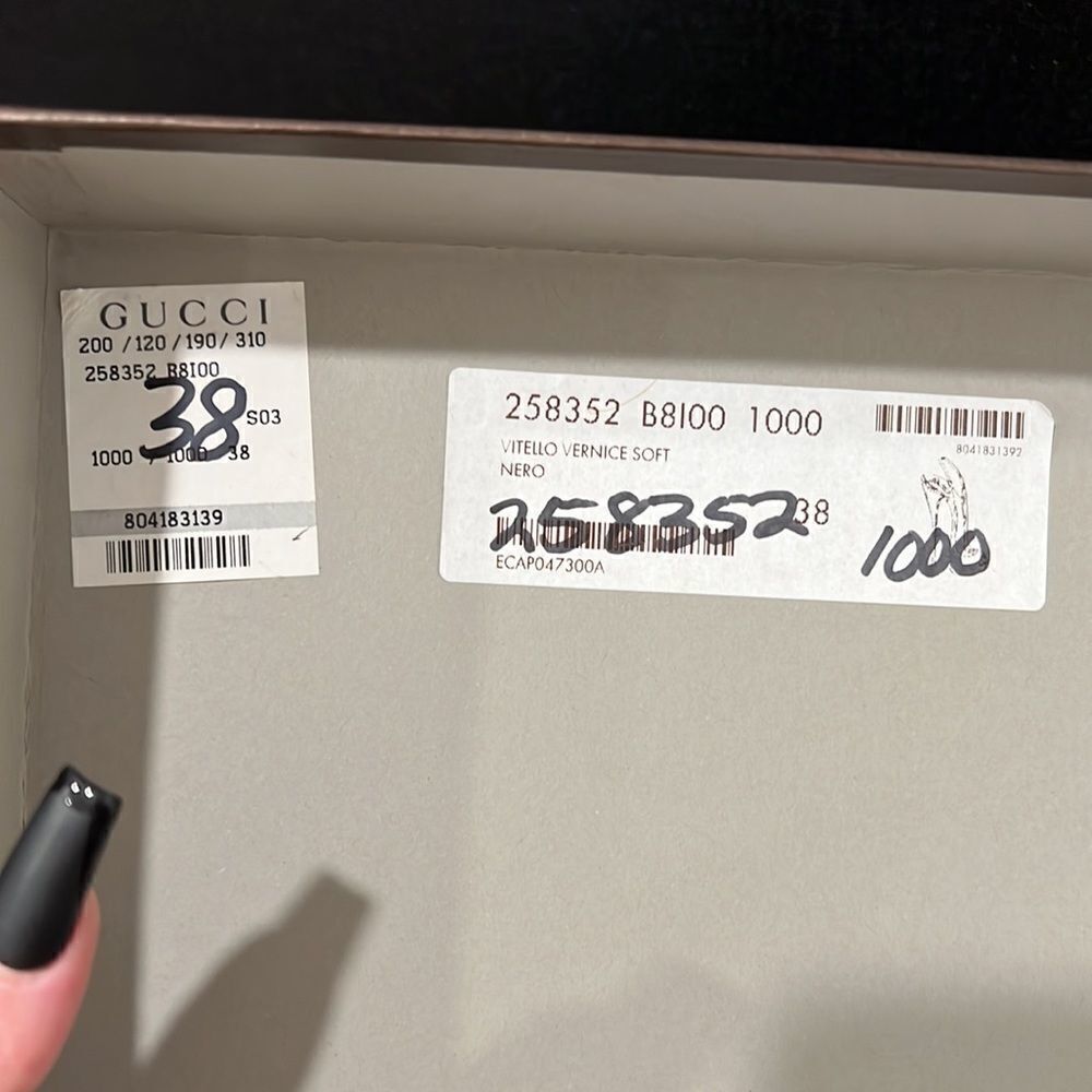 Gucci Patent Peep Toe Heels - Picture 10 of 10